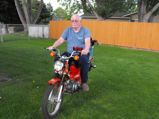 Gene dog Learns to Ride 2