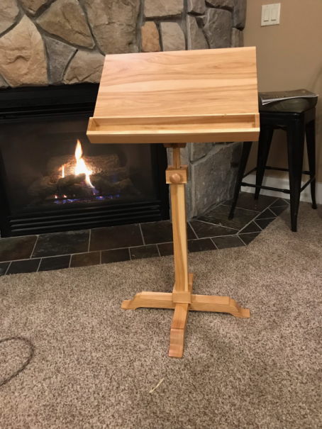 Dave's New homemade Music Stand
